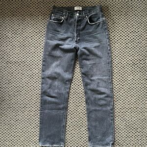 90s Pinch Waist High Rise Straight Jeans